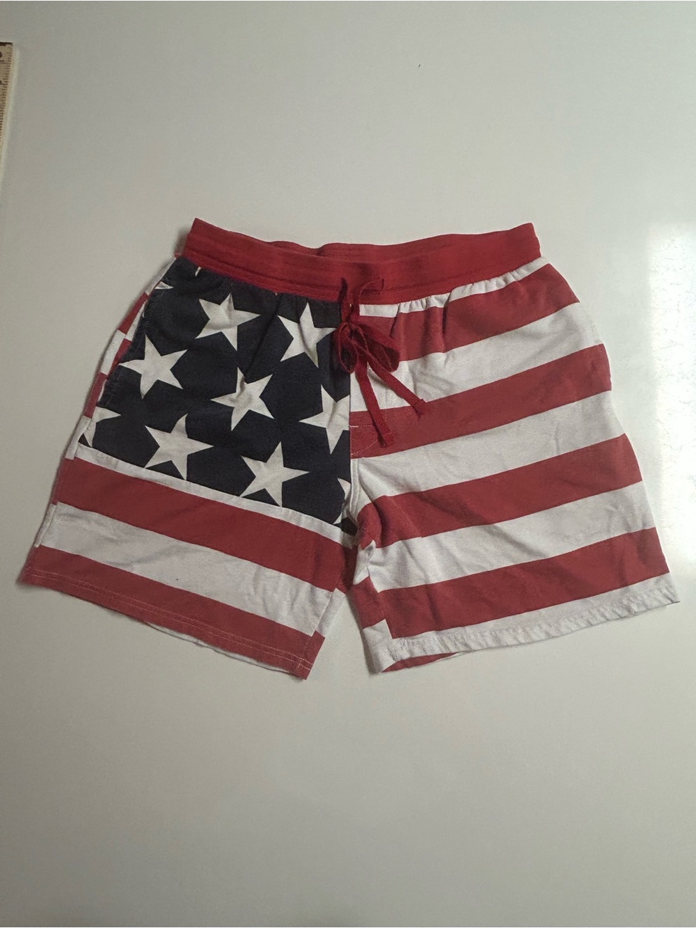 American Flag Shorts - Red, White & Blue
